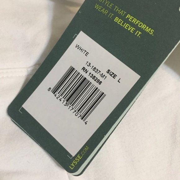 NWT Lysse large white workout pants - Picture 7 of 9